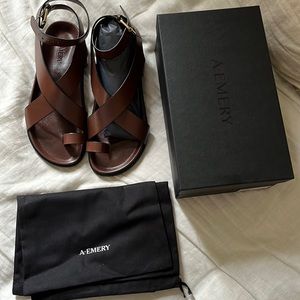 A.Emery Jalen Sandals in Brunette